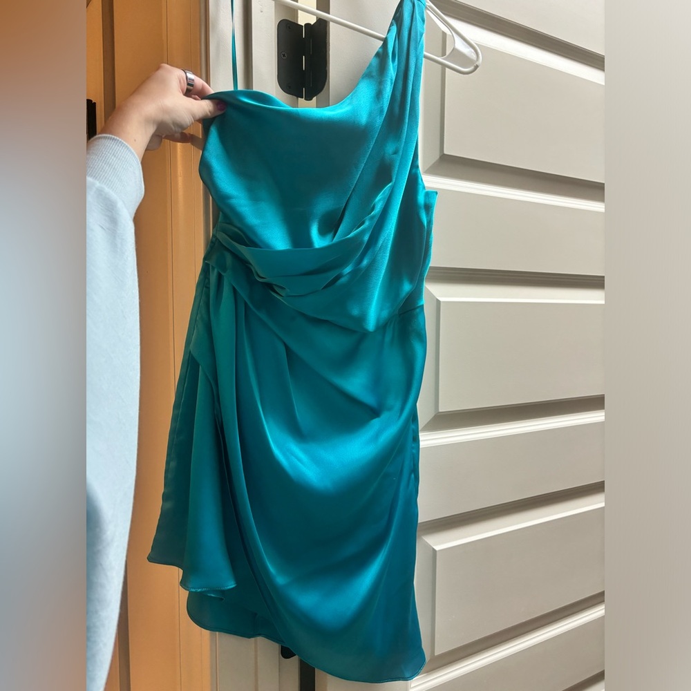 Elegant Teal Dress